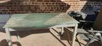 Glazen tafel uitschuifbaar140-175 cm, Ophalen, 50 tot 100 cm, Vijf personen of meer, 150 tot 200 cm