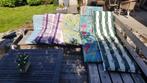 kussens voor tuinstoelen, vintage met kleur., Tuin en Terras, Ophalen, Gebruikt