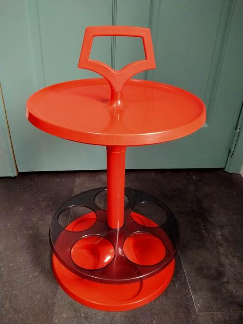 Vintage draagbare bar uit de jaren 70, Huis en Inrichting, Barren, Gebruikt, Ophalen