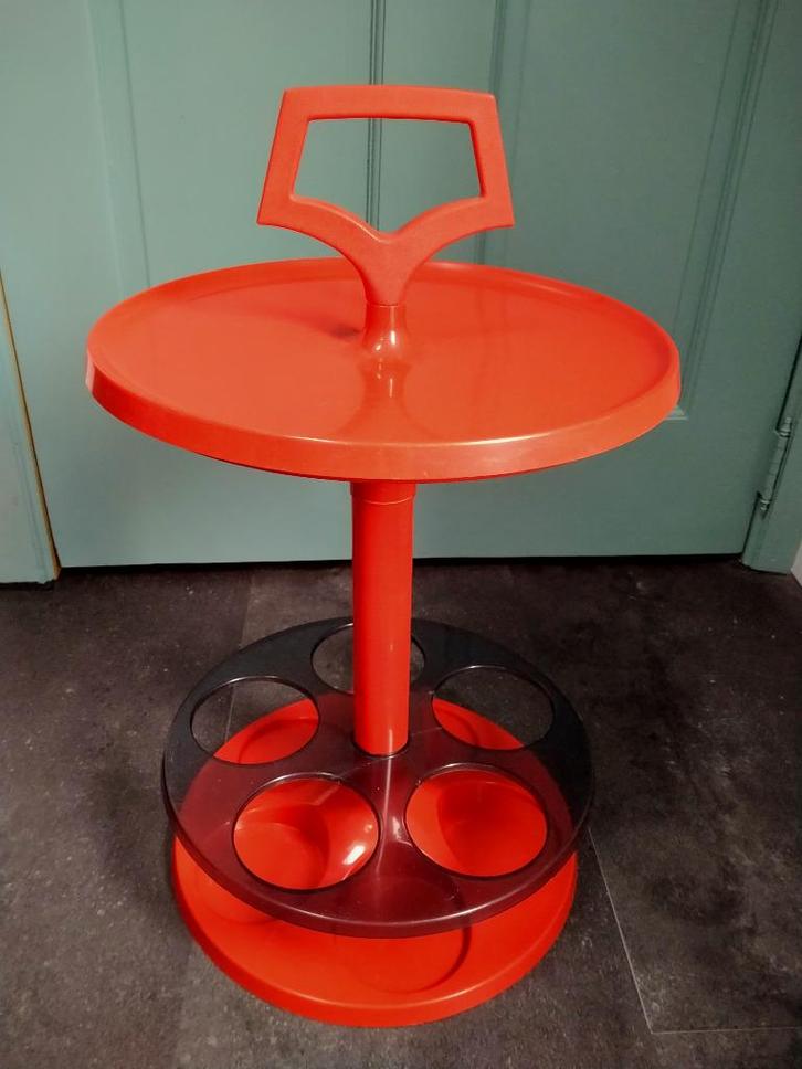 Vintage draagbare bar uit de jaren 70, Huis en Inrichting, Barren, Gebruikt, Ophalen