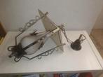 Mooie ijzeren retro vintage hanglamp, Ophalen of Verzenden