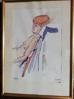 * A. Leroy: aquarel: 'Lotte', Ophalen of Verzenden