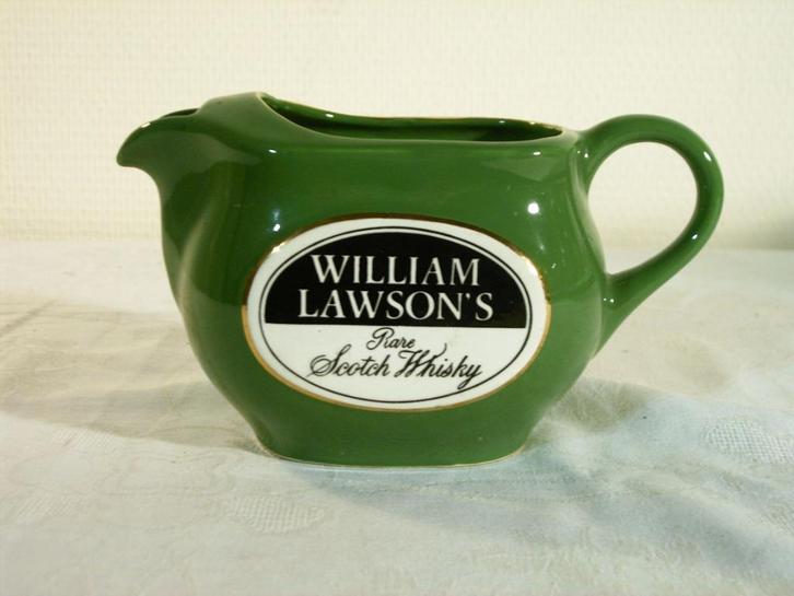 Vintage waterkan van William Lawson’s., Verzamelen, Merken en Reclamevoorwerpen, Zo goed als nieuw, Gebruiksvoorwerp, Ophalen of Verzenden