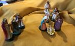 Vintage kerstbeelden Jozef Maria Jezus herders koningen, Enlèvement ou Envoi, Comme neuf