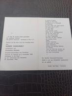 rijkswacht,brigadecdt Vorselaar, Verzamelen, Bidprentjes en Rouwkaarten, Ophalen of Verzenden