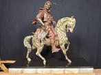Art deco Zamak beeld van Arabische ruiter, Ophalen