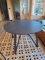 tafel, Huis en Inrichting, Tafels | Eettafels, Ophalen, 100 tot 150 cm, Rond, Zo goed als nieuw