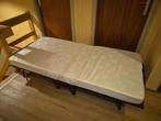 Opklapbed: Inklapbaar bed met matras en topper, 90x200cm, Huis en Inrichting, Ophalen, 90 cm, Eenpersoons, Zwart