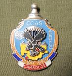 FRANCE / PARA / 1er RCP / CAMBODGE., Collections, Objets militaires | Général, Emblème ou Badge, Armée de terre, Envoi