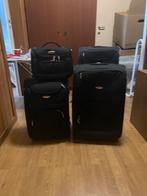 Set van 3 koffers en beautycases - auto- of autoritten, Ophalen, Gebruikt, Overige materialen, Wieltjes