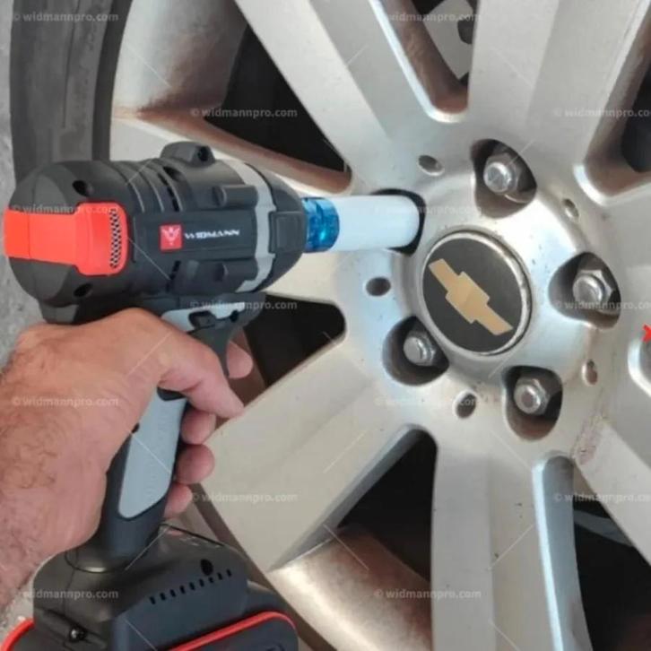 Professionele slagmoersleutel + 2x accu + doppenset, Auto-onderdelen, Motor en Toebehoren, Nieuw, Ophalen of Verzenden