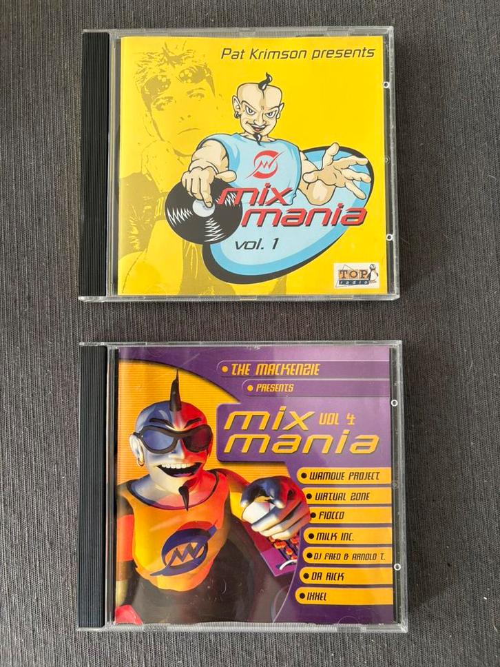 Mixmania vol 1 & 4 pat krimson/the mackenzie, Cd's en Dvd's, Cd's | Dance en House, Zo goed als nieuw, Dance Populair, Ophalen of Verzenden