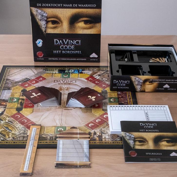 Bordspel : Da Vinci Code, Hobby en Vrije tijd, Gezelschapsspellen | Bordspellen, Zo goed als nieuw, Een of twee spelers, Drie of vier spelers