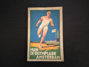 Programmaboekje Olympische spelen Amsterdam 1928 (Frans)