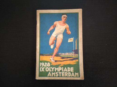 Programmaboekje Olympische spelen Amsterdam 1928 (Frans), Collections, Articles de Sport & Football, Enlèvement ou Envoi