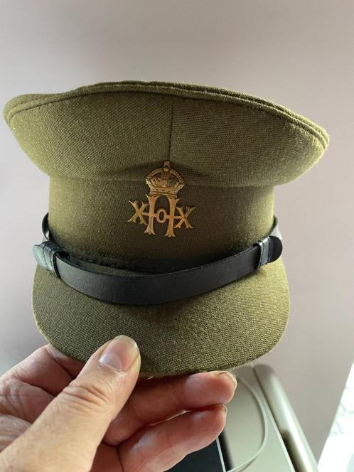 WWII - kepi anglais du 20 em HUSSARD super état, Verzamelen, Militaria | Tweede Wereldoorlog, Overige soorten, Overige typen, Verzenden