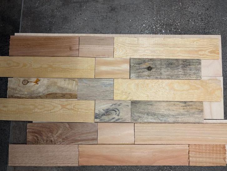 Bardage mural bois WOWOOD Mix Z PUUR – 5,76 m² – Neuf, Doe-het-zelf en Bouw, Hout en Planken, Nieuw, Plank, Overige houtsoorten