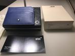 Montblanc kaarthouder, Handtassen en Accessoires, Portemonnees, Blauw, Nieuw, Leder, Ophalen