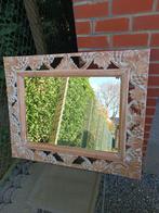 A vendre miroir rectangulaire, Ophalen, Gebruikt, 75 tot 100 cm, Minder dan 100 cm