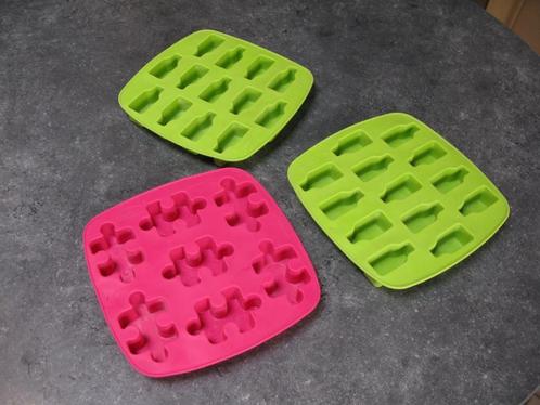 ijsblokjes vormen 3 stuks, Huis en Inrichting, Keuken | Keukenbenodigdheden, Gebruikt, Ophalen of Verzenden