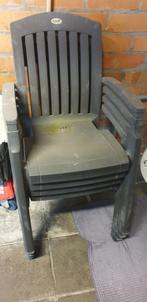 Gratis 4 stoelen, Tuin en Terras, Ophalen, Zo goed als nieuw