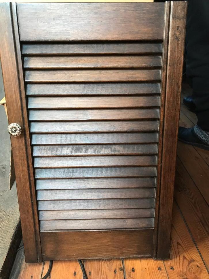 5 Louvredeuren luiken vol hout, Doe-het-zelf en Bouw, Platen en Panelen, Zo goed als nieuw, Hout, Ophalen
