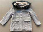 Manteau fille en laine grise Zara 152, Enfants & Bébés, Comme neuf, Zara Girls, Fille, Manteau