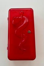 Design, rood medicijnkastje Koziol, Ophalen, Zo goed als nieuw, Rood
