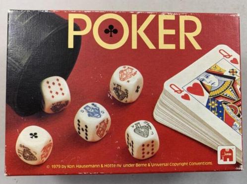 Jeu de dés de poker jeu de cartes Jumbo complet vintage 1979, Hobby & Loisirs créatifs, Jeux de société | Jeux de plateau, Utilisé
