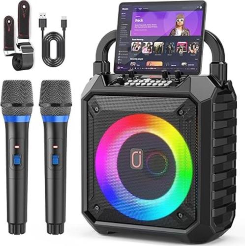 JAUYXIAN Karaokemachine met 2 microfoons GRATIS LEVERING, Audio, Tv en Foto, Karaoke-apparatuur, Nieuw, Complete set, Verzenden