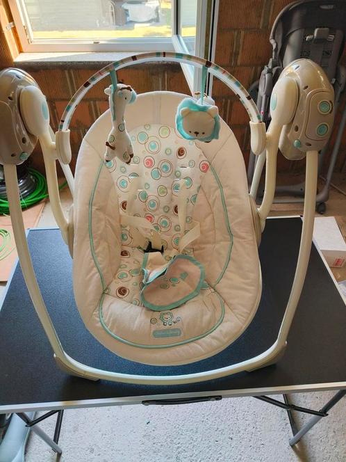 Automatische wipstoel met muziek, Kinderen en Baby's, Wipstoeltjes, Zo goed als nieuw, Wipstoel, Ophalen