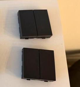 Niko home control drukknoppen, Bricolage & Construction, Électricité & Câbles, Comme neuf, Enlèvement ou Envoi