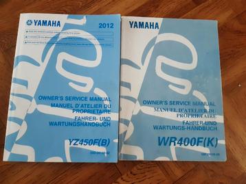 Livres d'atelier Yamaha WR400f YZ450f, Motos, Enlèvement, Yamaha