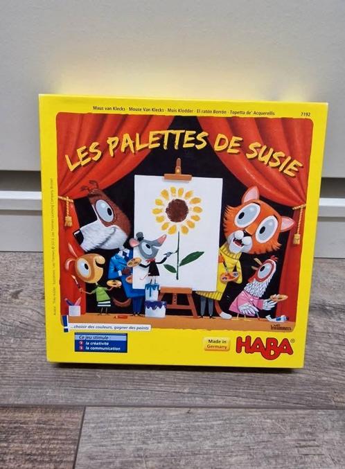 Jeu Haba Les palettes de Susie, Hobby en Vrije tijd, Gezelschapsspellen | Kaartspellen, Zo goed als nieuw, Ophalen of Verzenden