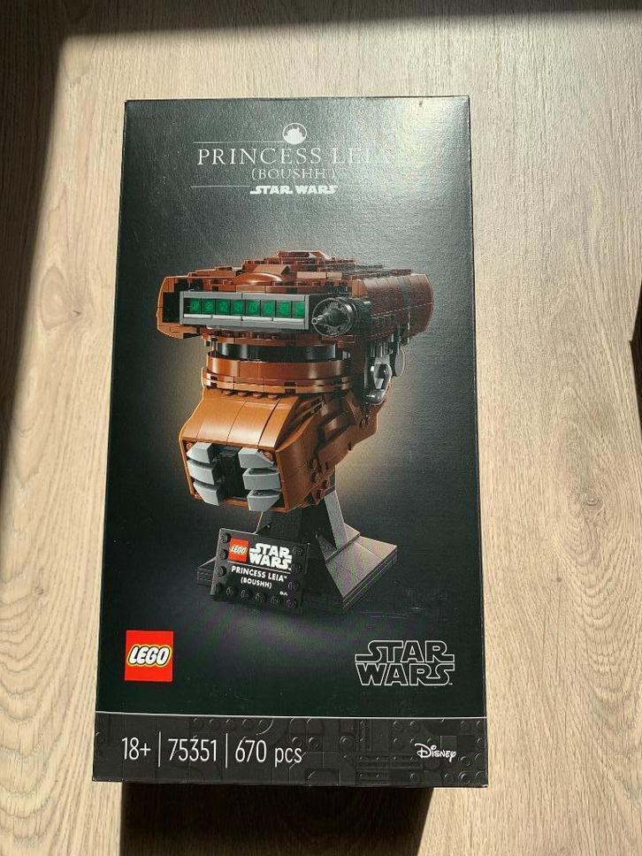 Prinses Leia (Boushh) Helm 75351, Kinderen en Baby's, Speelgoed | Duplo en Lego, Nieuw, Lego, Complete set, Ophalen of Verzenden