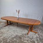 XXXXL 316cm! Vintage verlengbare Deense eettafel jaren 60, Huis en Inrichting, Tafels | Eettafels, Ophalen, Gebruikt, 100 tot 150 cm