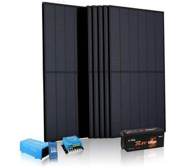 off-grid set met 6 zonnenpanelen beschikbaar voor biedingen