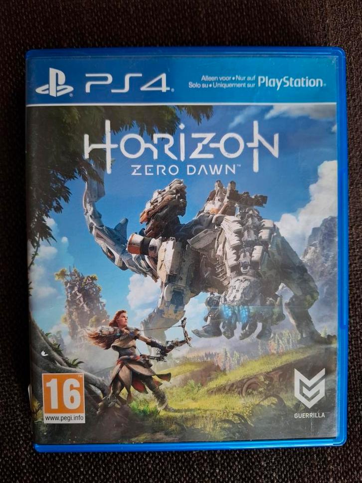 PS4 Horizon zero dawn (compleet), Games en Spelcomputers, Games | Sony PlayStation 4, Zo goed als nieuw, Ophalen of Verzenden