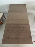 Table en bois + 6 chaises en osier avec 6 coussins, Enlèvement, Utilisé