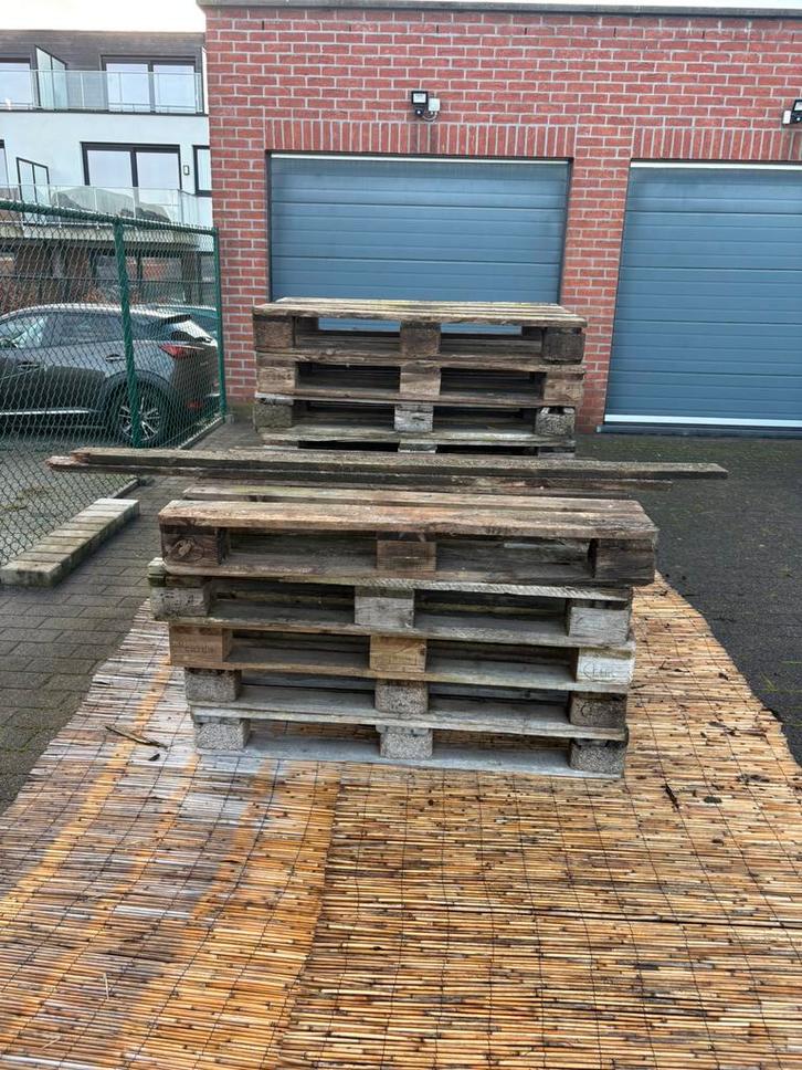 Brandhout + EURO PALLETS - GRATIS af te halen GEEL thv PUNT, Doe-het-zelf en Bouw, Hout en Planken, Zo goed als nieuw, Pallet
