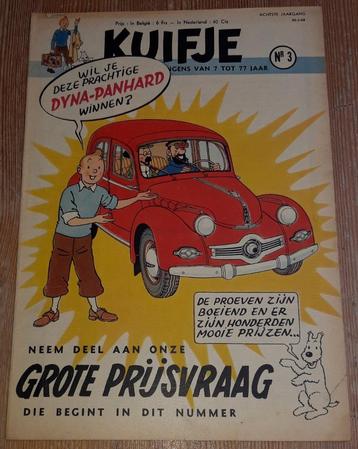 Kuifje weekblad 3 uit 1953 Dyna-Panhard Hergé Vandersteen