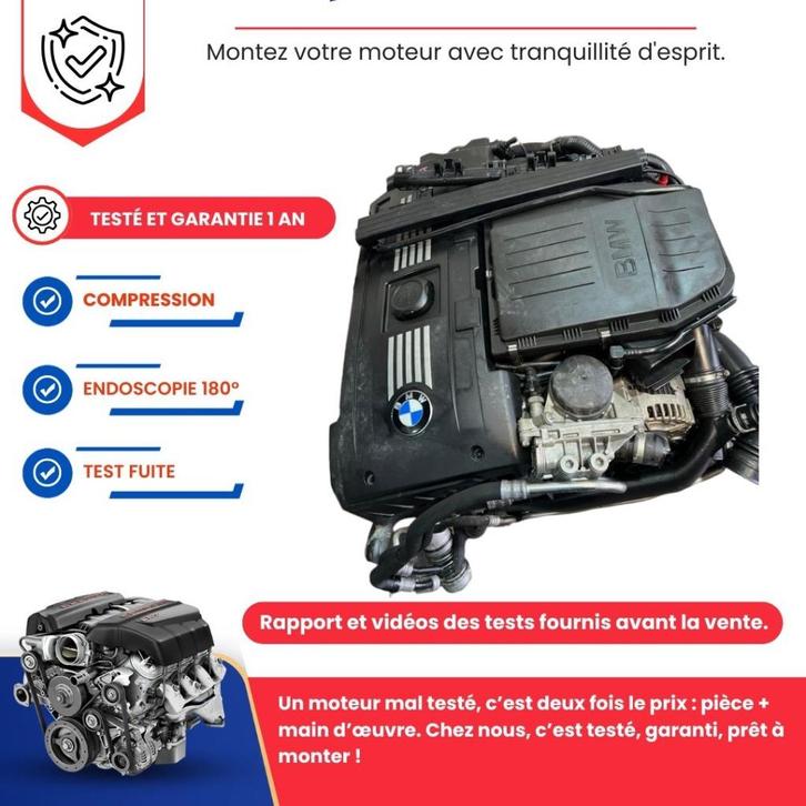 MOTEUR COMPLET BMW 135I E82 E88 / 335I, Autos : Pièces & Accessoires, Moteurs & Accessoires, BMW, Neuf, Enlèvement ou Envoi