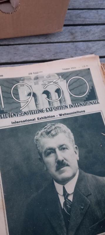  Verlaagde prijs . over expo 1930 te Antwerpen in redelijke  beschikbaar voor biedingen