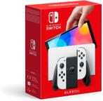 Neuf -  Nintendo Switch OLED - manettes + docking Blanches, Enlèvement ou Envoi, Neuf, Switch OLED
