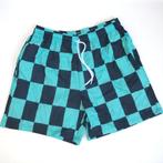 Zwembroek - zwemshort geblokt groen zwart M, Kleding | Heren, Badmode en Zwemkleding, Verzenden, Maat 48/50 (M), Groen, Zwemshort