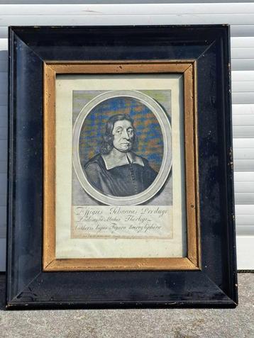 lithographie portrait de johannis pordage beschikbaar voor biedingen
