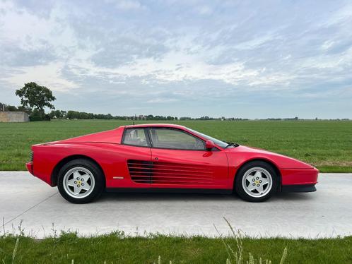 Ferrari Testarossa 1989, Auto's, Ferrari, Bedrijf, Te koop, Testarossa, Benzine, Coupé, 2 deurs, Handgeschakeld, Rood, Zwart, Leder