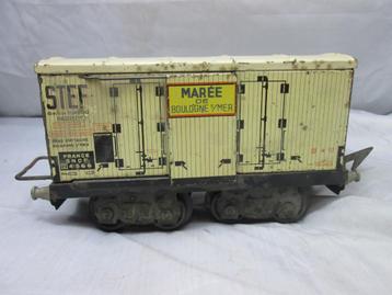 JEP made in Frankrijk blikken trein wagon compleet TOP stuk, Enlèvement ou Envoi, Wagon
