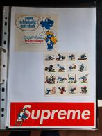 Smurfen Peyo stickers Supreme Capri sone e.a., Verzamelen, Smurfen, Ophalen of Verzenden, Zo goed als nieuw