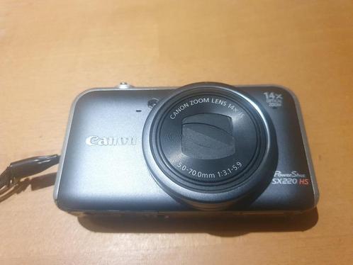 Canon PowerShot SX220 HS, TV, Hi-fi & Vidéo, Appareils photo numériques, Utilisé, Compact, Canon, 4 à 7 fois, Envoi
